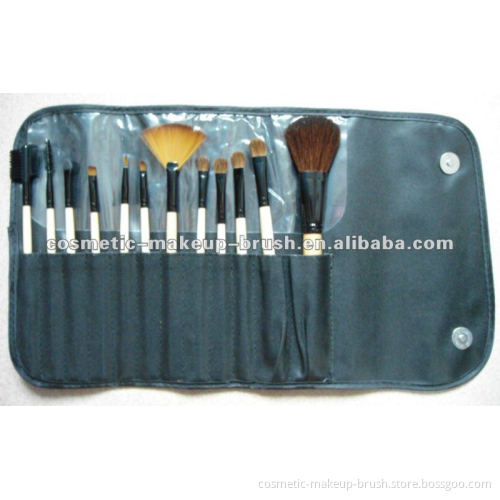 12 pc cheap Professional Travel Makeup Brush Kit